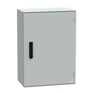 wall-mounting enclosure polyester monobloc IP66 H747xW536xD300mm 3points lock