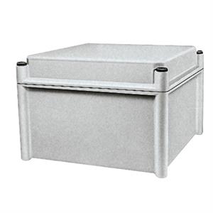 PLS box, polyester rear, opaque PC cover IP66 27x54x18cm