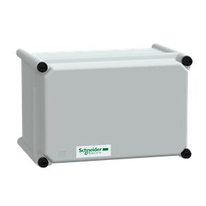 PLS box, polyester rear, polyester cover IP66 18x27x18cm