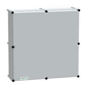 PLS box, polyester rear, polyester cover IP66 54x54x18cm