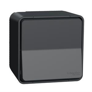 Inversor de grupo monobloco, Mureva Styl, saliente, IP55, 10A, Cinzento