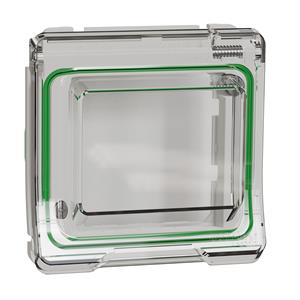Mureva Styl - Adaptador com tampa Unica - IP44 - Branco
