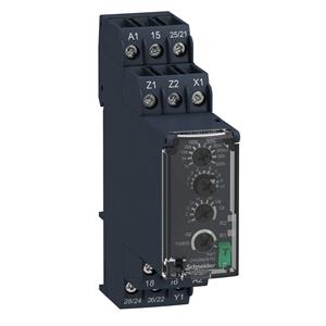 Relé modular temporização, 8 a, co 2, 0,05s ... 300h, multifuncional, 24 ... 240 v ac / dc