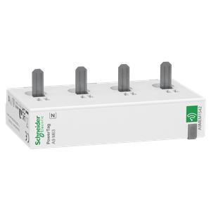 Sensor de energia sem fios PowerTag 3P+N montagem inferior