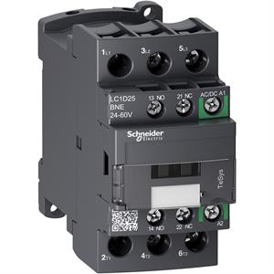 TeSys D contactor 3P 25A AC-3 up to 440V coil 24-60V AC/DC