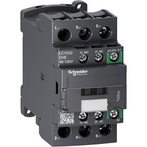 TeSys D contactor 3P 32A AC-3 up to 440V coil 48-130V AC/DC