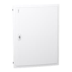 PrismaSet XS, Quadro 4 filas 24 módulos, porta branca, encastrar
