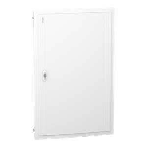 PrismaSet XS, Quadro 5 filas 24 módulos, porta branca, encastrar