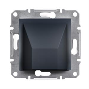 Asfora, cable outlet, anthracite