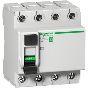 Multi 9 - GFP - RCCB - 4P - 25A - class A SI - 480Y/277 V - 26 mA instantaneous