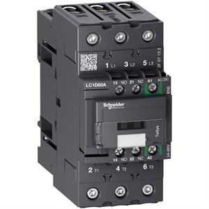 TeSys D contactor 3P 66A AC-3 up to 440V coil 24-60V AC/DC EverLink