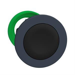 Boton flush preto  cabeça