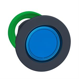 Flush mounted blue luz piloto head for intecim al led