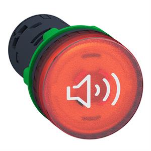 Buzzer luz vermelha vermelha contínua ou intermitente 230/240v a