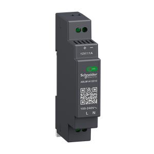 Fonte de alimentação regulada, 100-240v ac, 12v 1 a, monofásico, modular