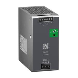 Fonte de alimentação regulada, 100-240v ac, 24v 10 a, monofásico, optimizado