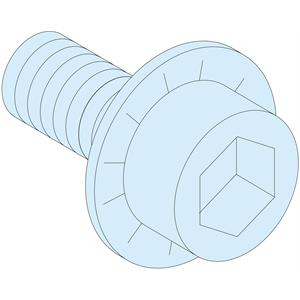 20 parafusos M6x12mm JdB Linergy BW