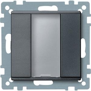 Botão de pressão de 1 elemento plus, antracite, System m