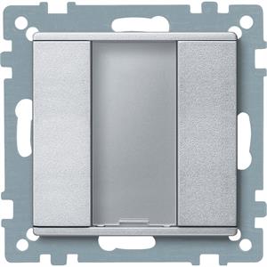 Botão de pressão de 1 elemento plus, alumínio, System m