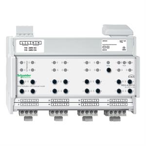 Atuador de estores REG-K/8x/10 com modo manual, cinzento-claro