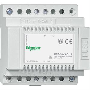 Fonte de alimentação REG, CA 24 V/1 A, cinzento-claro