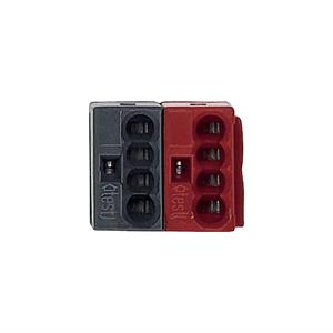 CONECTOR PARA BUS KNX PRETO/VERMELHO