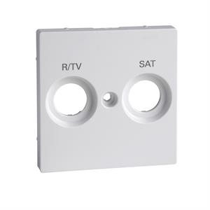 M-Elegance - Centro de tomada R/TV-SAT - Branco ativo