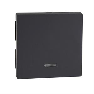M-Elegance - Tecla simples com visor - Antracite