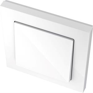 M-Elegance - Tecla simples - Branco brilhante