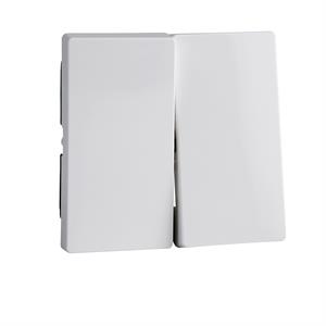 M-Elegance - Tecla dupla - Branco ativo