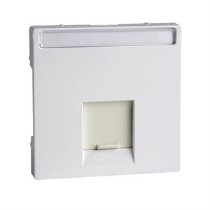 M-Elegance - Centro de tomada RJ45 simples - Branco ativo