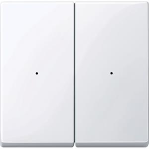 M-Elegance - Tecla dupla - Wiser - Branco ativo