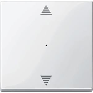 M-Elegance - Tecla para Wiser de pressão - Preenchimento - Branco brilhante Branco