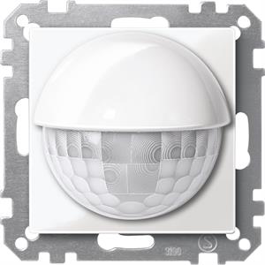 Detetor de presença KNX Argus 180/2,20 m embutido, branco brilhante, System M