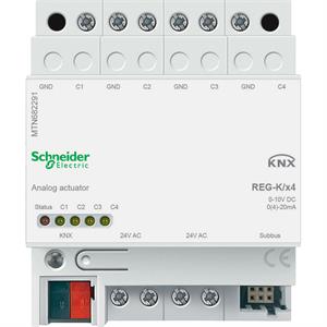 KNX ANALÓGICO MODULO ATUADOR REG-K/4 GANG