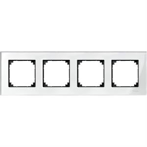 M-Elegance - Quadro 4 elementos - Vidro branco brilhante