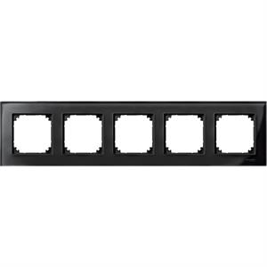 M-Elegance - Quadro 5 elementos - Vidro negro
