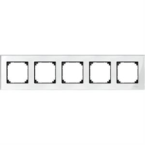 M-Elegance - Quadro 5 elementos - Vidro branco brilhante