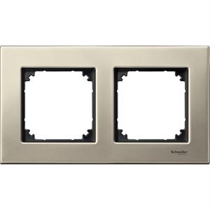 M-Elegance - Quadro 2 elementos - Metal titânio