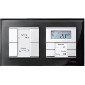 M-Elegance - Quadro 2 elementos - Vidro negro