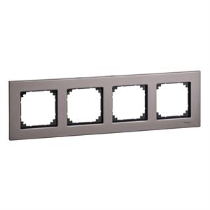 M-Elegance - Quadro 4 elementos - Metal cinzento