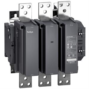 TeSys F contactor - 3P(3 NO)-AC-1 <= 440V 1260 A with coil LX1/ LX9 - 110…600V AC 40/400Hz, LX4 - 48…250V DC