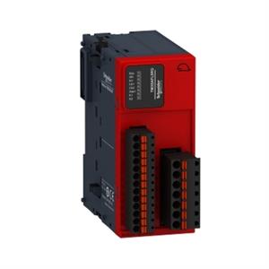 Módulo de Segurança Preventa para TM2xx,2 Funções,CAT3,terminais mola