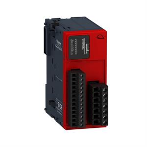 Módulo de Segurança Preventa para TM2xx,3 Funções,CAT4,terminais parafuso
