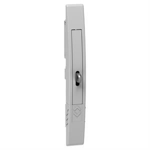 Handle lock polyamid with padlock device (without insert) for PLA - Ral 7035