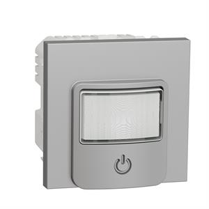 Detector de movimento com interruptor, Unica, 10A, Alumínio