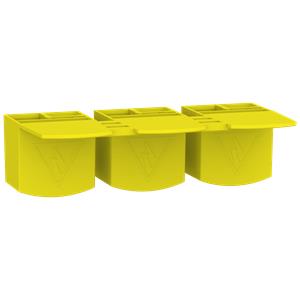 Acti9 - Pack 12 tapa dentes de 3 módulos 18mm para pente de ligação