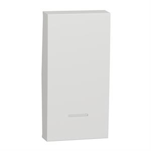 Nova Unica - Tecla simples com visor - Branco