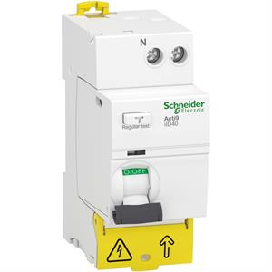 Interruptor diferencial, Acti9 iID40, 1P+N, 25 A, 300 mA, tipo AC