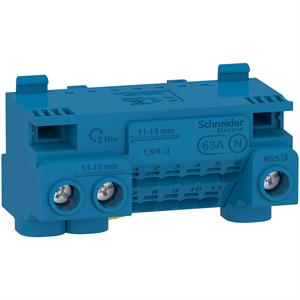 Resi9 - Borne neutro 63A + kit junção 14 ligadores